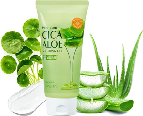 Изображение товара Гель для тела Missha Premium Cica Aloe Soothing успокаивающий (300мл)