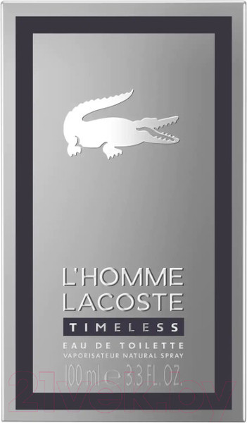 Изображение товара Туалетная вода Lacoste Timeless Pour Homme (100мл)