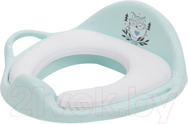 Изображение товара Детская накладка на унитаз Tega Лисенок / PB-LIS-020-105 (светло-зеленый)