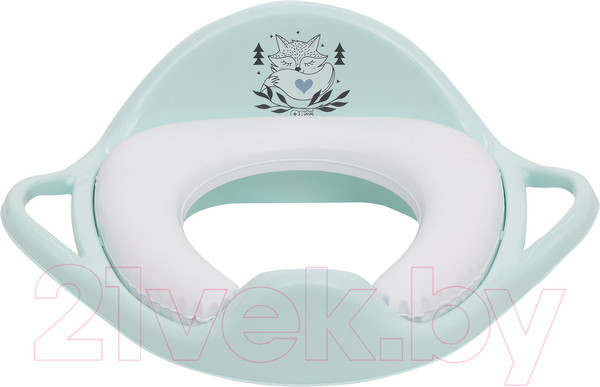 Изображение товара Детская накладка на унитаз Tega Лисенок / PB-LIS-020-105 (светло-зеленый)