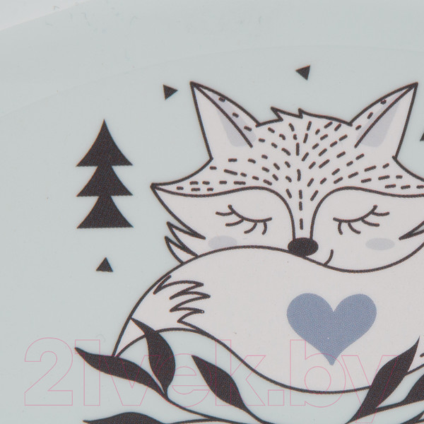 Изображение товара Детская накладка на унитаз Tega Лисенок / PB-LIS-020-105 (светло-зеленый)