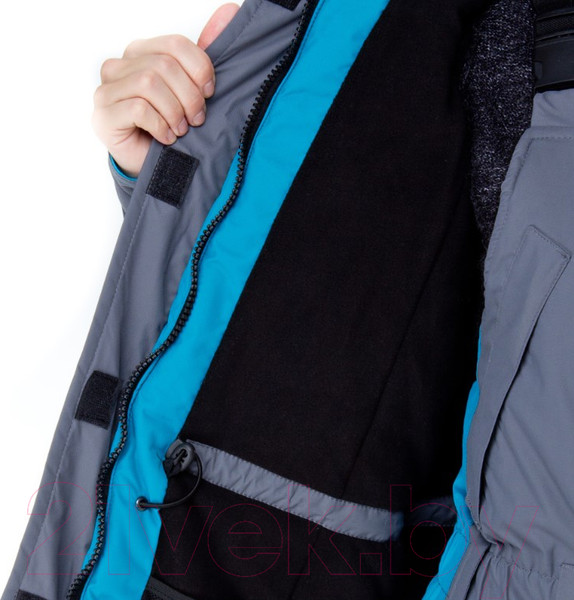 Изображение товара Костюм для охоты и рыбалки Huntsman Siberia зима Lady Breathable Бирюза/Серый (40-42/158-164)