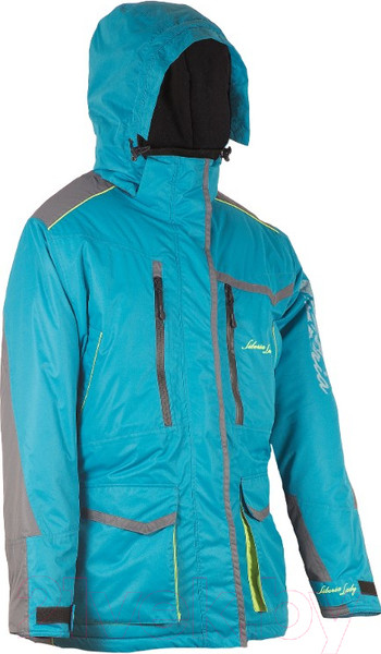 Изображение товара Костюм для охоты и рыбалки Huntsman Siberia зима Lady Breathable Бирюза/Серый (40-42/158-164)