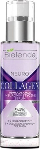Изображение товара Сыворотка для лица Bielenda Neuro Collagen пептидная день/ночь (30мл)