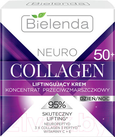 Изображение товара Крем для лица Bielenda Neuro Collagen подтягивающий против морщин 50+ день/ночь (50мл)