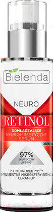 Изображение товара Сыворотка для лица Bielenda Neuro Retinol нейропептидная омолаживающая день/ночь (30мл)