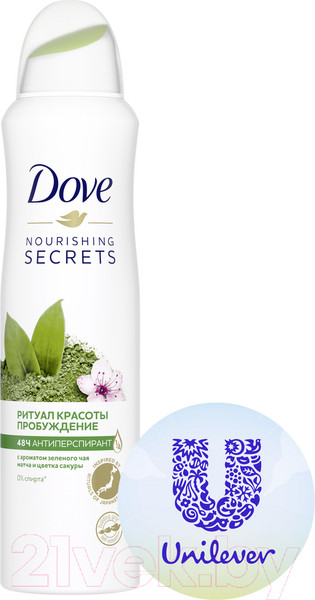 Изображение товара Антиперспирант-спрей Dove Ритуал красоты пробуждение (150мл)