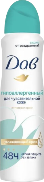 Изображение товара Антиперспирант-спрей Dove Бережная забота (150мл)
