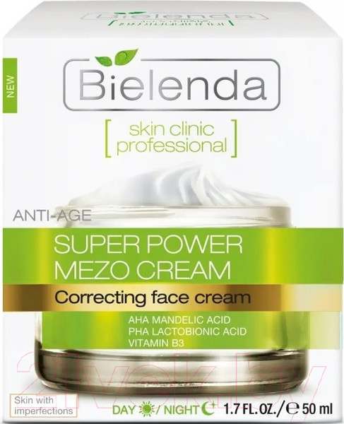 Изображение товара Крем для лица Bielenda Skin Clinic Professional миндальная и лактобионовая кислота (50мл)