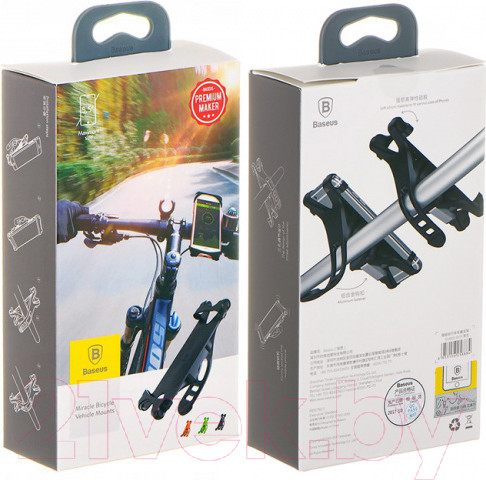 Изображение товара Держатель для смартфонов Baseus SUMIR-BY01 (черный)