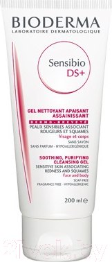 Изображение товара Гель для умывания Bioderma Sensibio DS+ Gel (200мл)