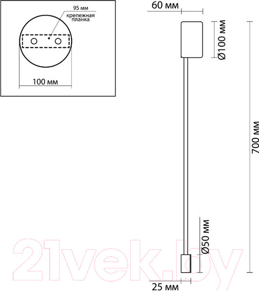 Изображение товара Бра Odeon Light Satellite 3902/5WG
