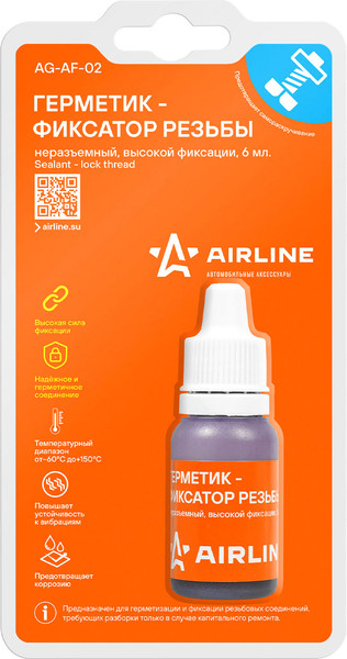 Изображение товара Фиксатор резьбы Airline Герметик AG-AF-02 (6мл)