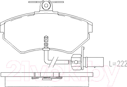 Изображение товара Тормозные колодки Patron PBP1451