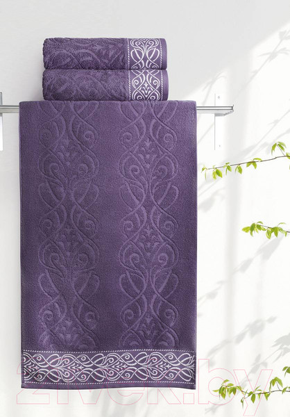 Изображение товара Полотенце Самойловский текстиль Толедо 70x140 (баклажан)