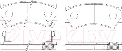 Изображение товара Тормозные колодки Patron PBP1551