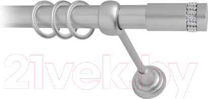 Изображение товара Карниз для штор Lm Decor Имидж 116 1р гладкий 25мм (сатин, 1.6м)