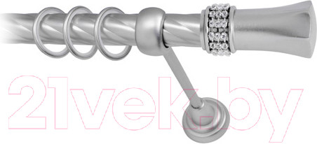 Изображение товара Карниз для штор Lm Decor Севилла 120 1р витой 25мм (сатин, 1.8м)