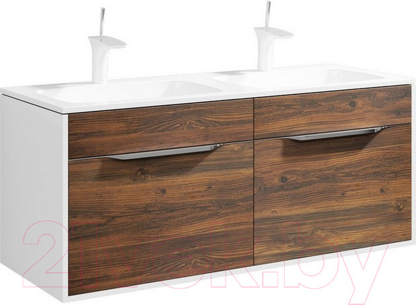Изображение товара Тумба с умывальником Aqwella Malaga / Mal.01.12/CD (подвесная)