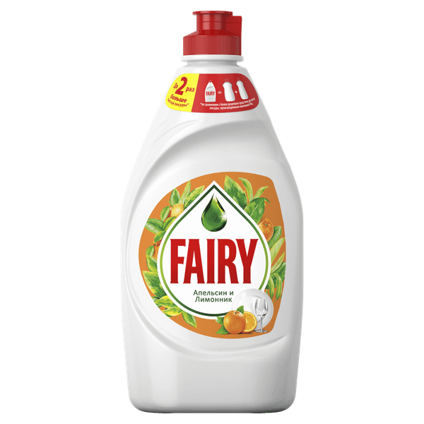 Изображение товара Средство для мытья посуды Fairy Апельсин и Лимонник (450мл)