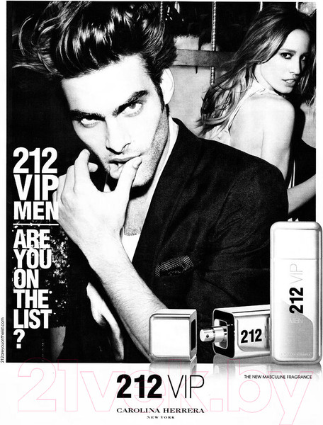Изображение товара Туалетная вода Carolina Herrera 212 VIP Men (50мл)