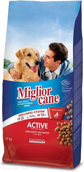 Изображение товара Сухой корм для собак Miglior Cane Croquettes Beef (10кг)