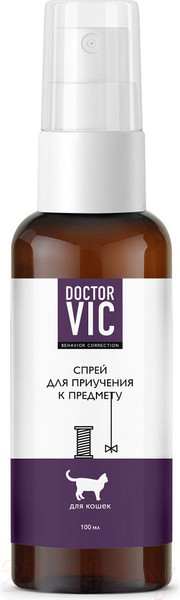Изображение товара Средство для корректировки поведения животных Doctor VIC Для кошек (100мл)
