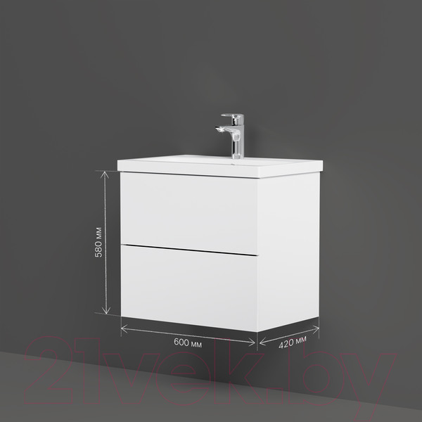 Изображение товара Тумба под умывальник AM.PM GEM M90FHX06022WG