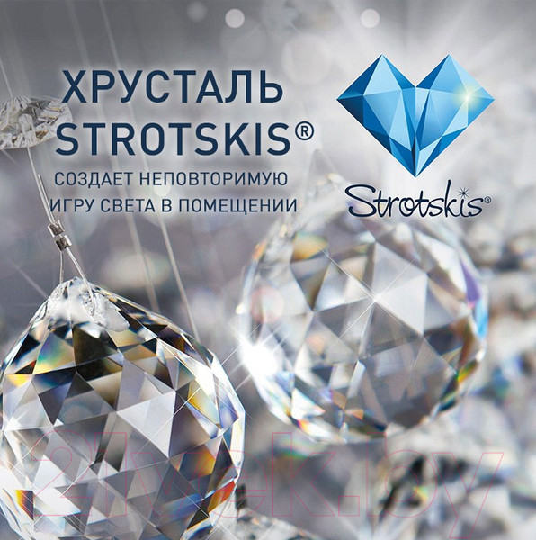 Изображение товара Бра Евросвет Scoppio 10101/1 Strotskis (хром/прозрачный хрусталь)