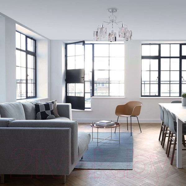 Изображение товара Люстра Евросвет Scoppio 10101/5 (хром/прозрачный хрусталь)