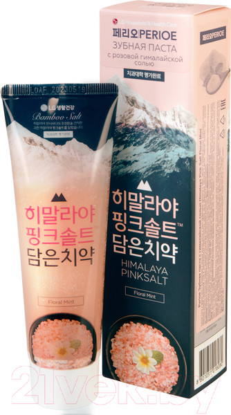 Изображение товара Зубная паста Perioe Floral Mint с розовой гималайской солью (100г)