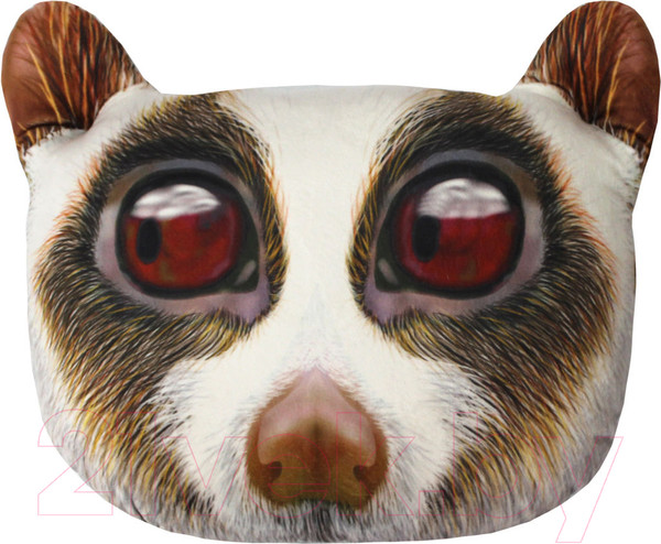 Изображение товара Подушка декоративная MATEX Animals Лорис / 15-987 (белый/коричневый)