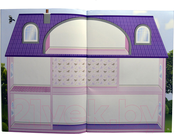 Изображение товара Развивающая книга Робинс Мой дом наклеек (Брауэр И.)