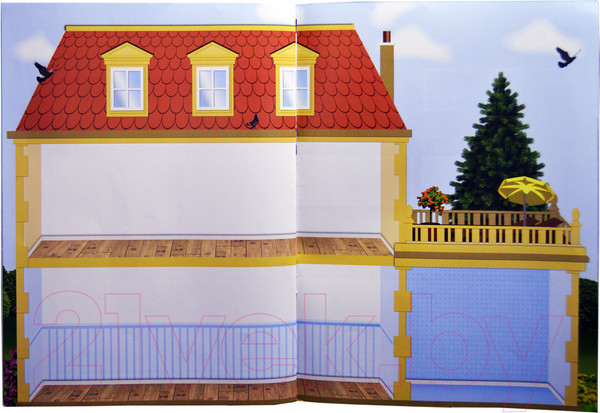 Изображение товара Развивающая книга Робинс Мой дом наклеек (Брауэр И.)