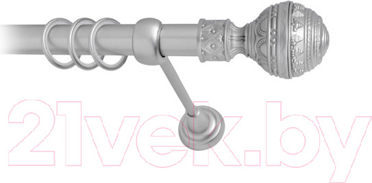 Изображение товара Карниз для штор Lm Decor Ампир 161 1р гладкий 25мм (сатин, 1.6м)