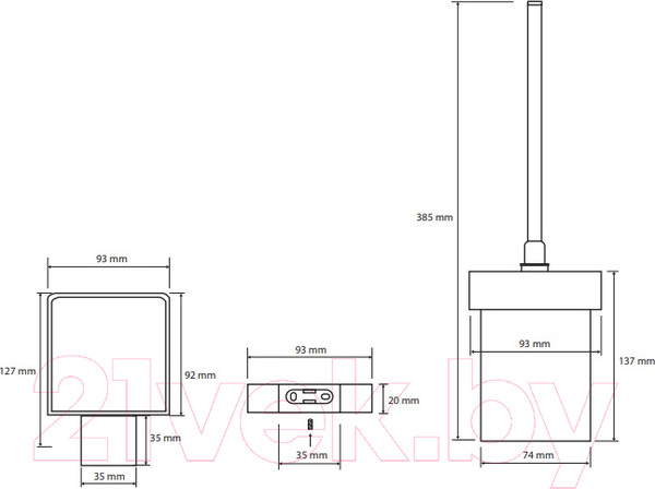 Изображение товара Ершик для унитаза Bemeta 135013010