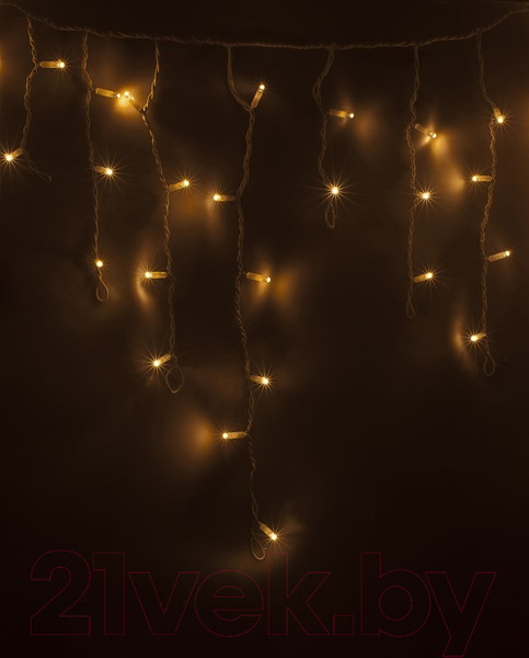 Изображение товара Светодиодная бахрома Neon-Night Айсикл 255-037-6 (2.4x0.6м, теплый белый)