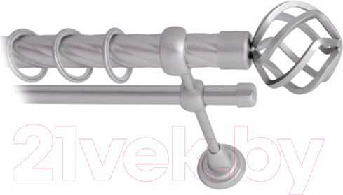 Изображение товара Карниз для штор Lm Decor Булава 097 2р витой 25/16мм (сатин, 2м)
