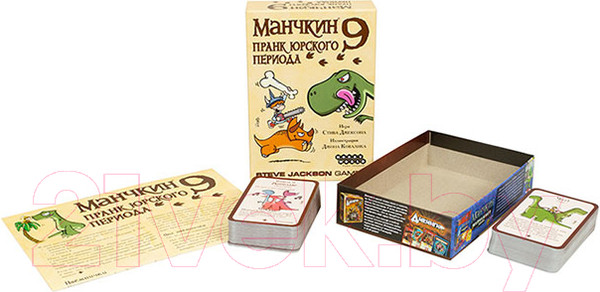 Изображение товара Дополнение к настольной игре Мир Хобби Манчкин 9: Пранк юрского периода / 915140