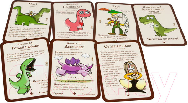 Изображение товара Дополнение к настольной игре Мир Хобби Манчкин 9: Пранк юрского периода / 915140