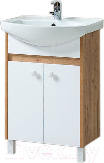 Изображение товара Тумба под умывальник Акваль Ирис 60 / ИРИС.60.00.00.N