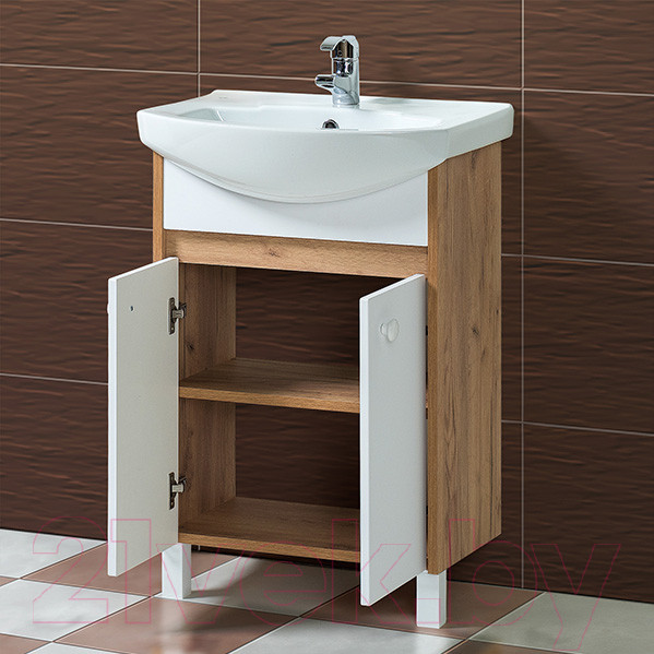 Изображение товара Тумба под умывальник Акваль Ирис 60 / ИРИС.60.00.00.N