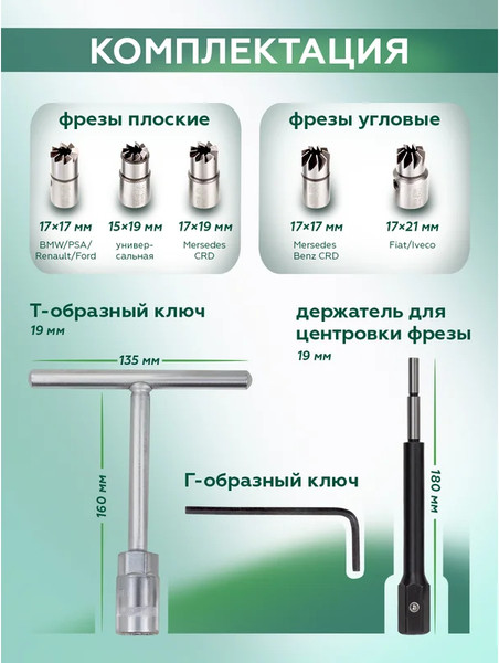 Изображение товара Набор для обслуживания форсунок RockForce RF-907G7