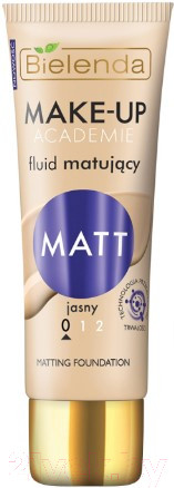 Изображение товара Тональный крем Bielenda Make-Up Academie Matt №00 светлый (30г)