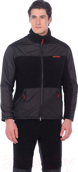 Изображение товара Костюм для охоты и рыбалки Huntsman Пикник-Люкс деми Флис Черный (56-58/182)