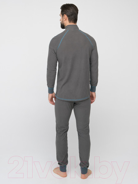 Изображение товара Комплект термобелья Huntsman Thermoline ZIP Фактурный флис (р-р 44-46, серый)