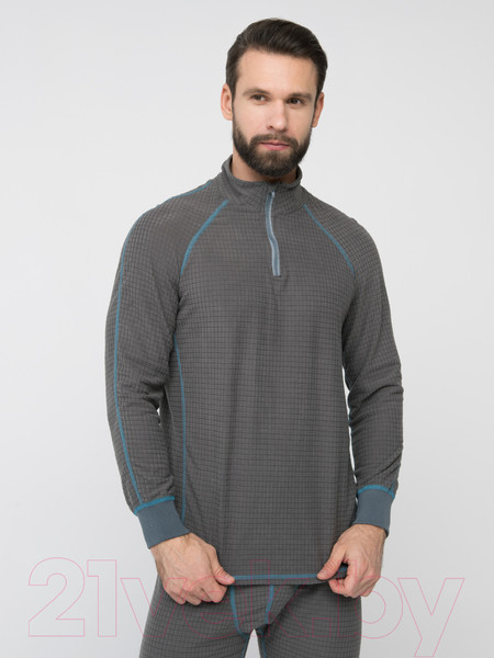 Изображение товара Комплект термобелья Huntsman Thermoline ZIP Фактурный флис (р-р 44-46, серый)