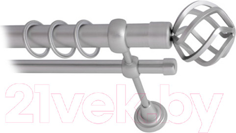 Изображение товара Карниз для штор Lm Decor Булава 097 2р гладкий 25/16мм (сатин, 2м)