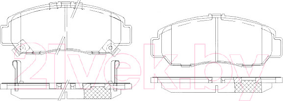 Изображение товара Тормозные колодки Patron PBP1669
