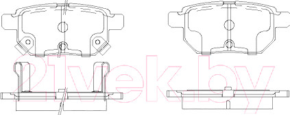 Изображение товара Тормозные колодки Patron PBP4042
